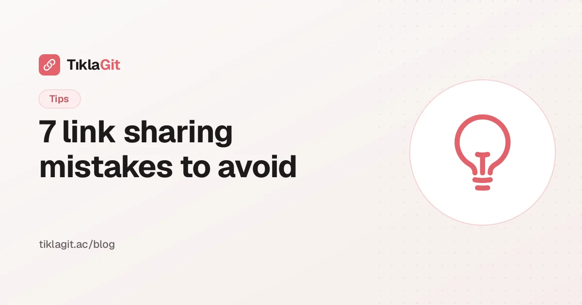 7 common mistakes when sharing links on social media