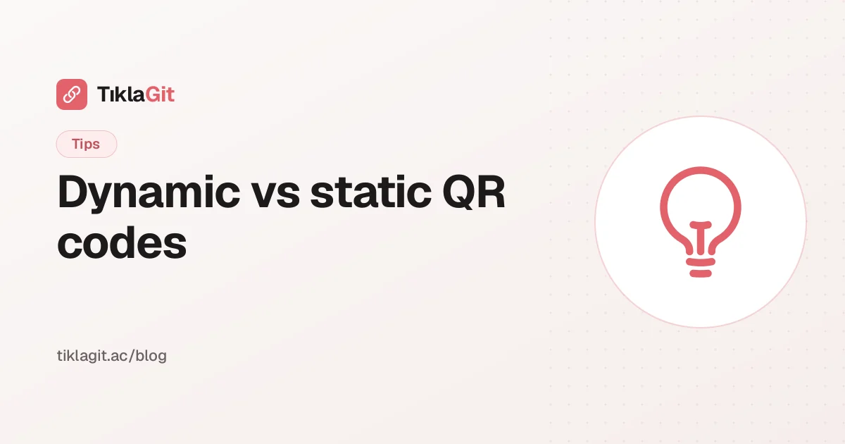 Dynamic vs static QR codes: differences and print tips