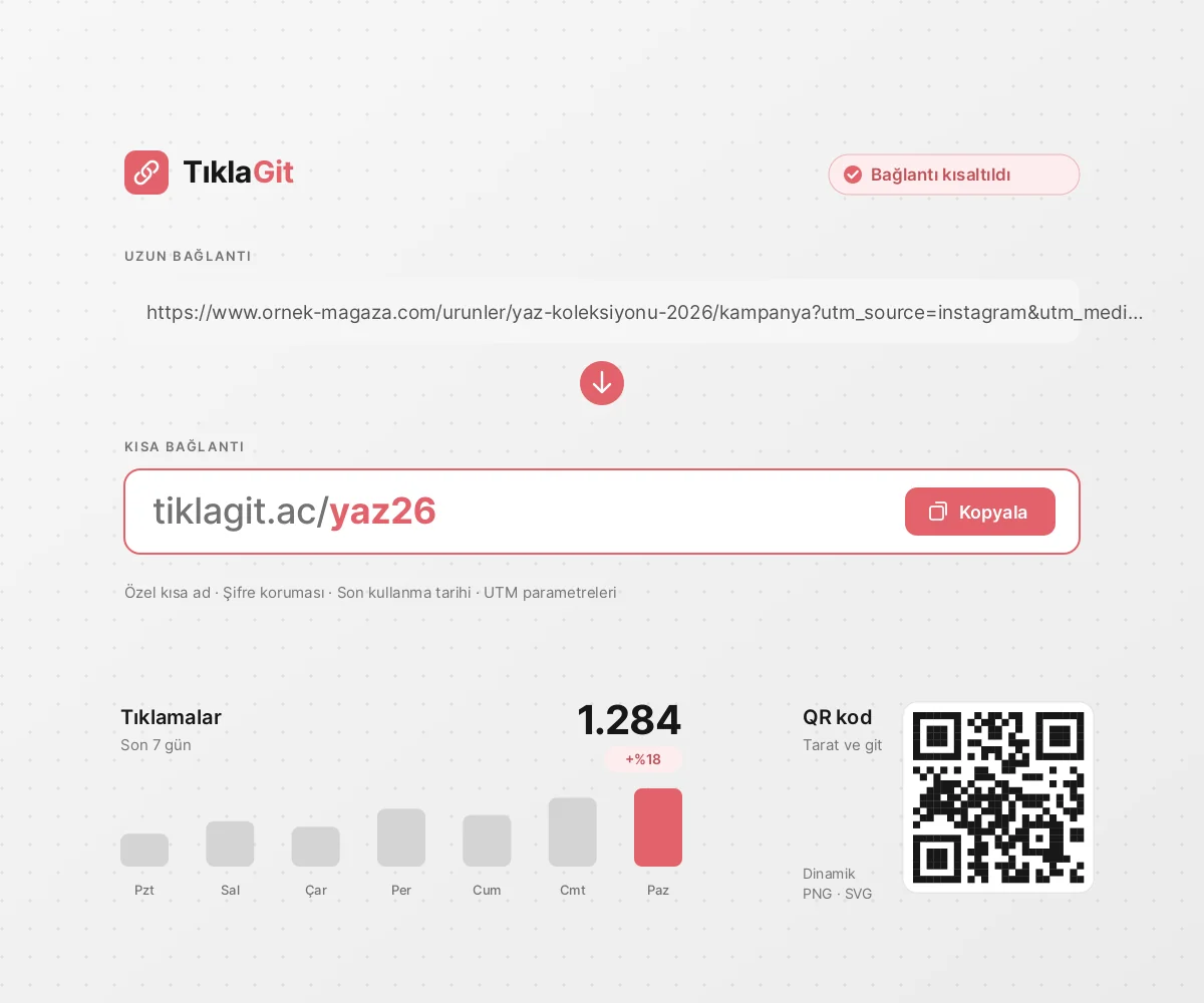 Hızlı ve Güvenli URL Kısaltıcı